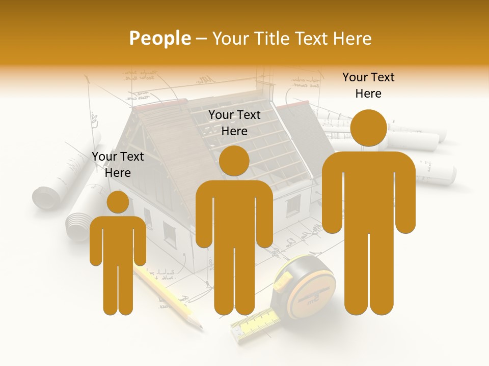 Handwrite Beams Plan PowerPoint Template