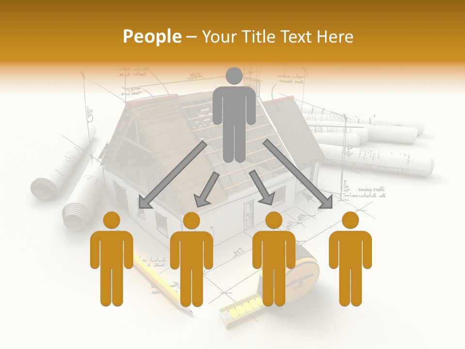 Handwrite Beams Plan PowerPoint Template