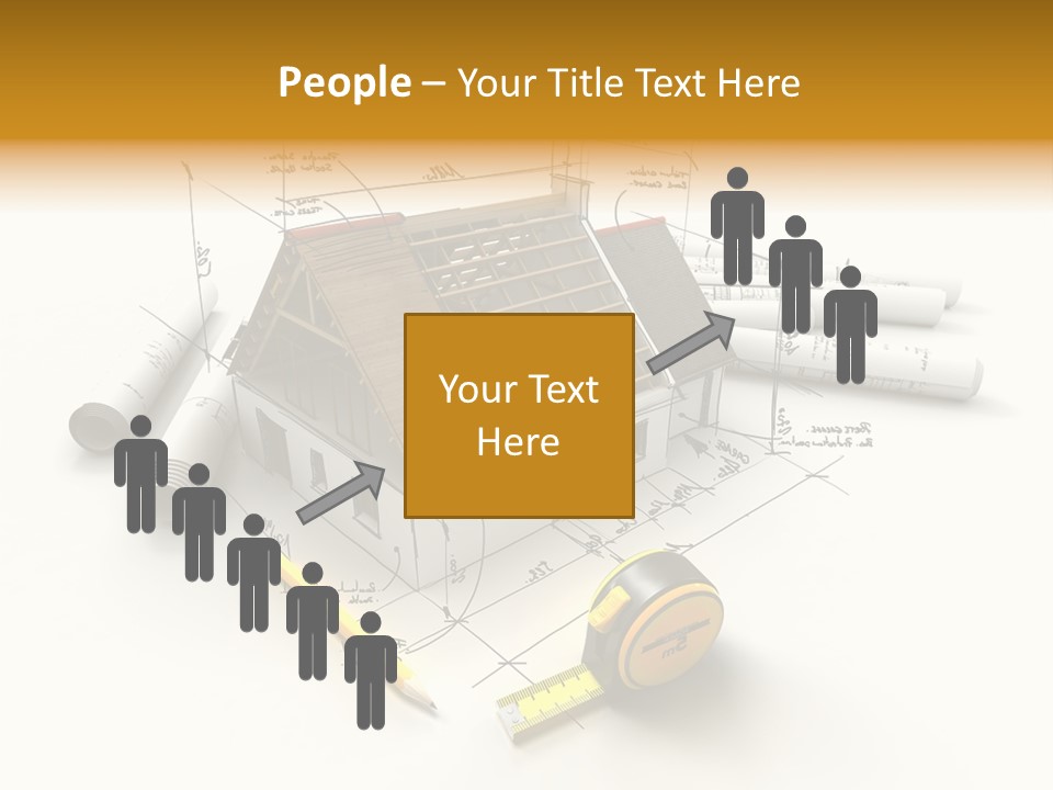 Handwrite Beams Plan PowerPoint Template