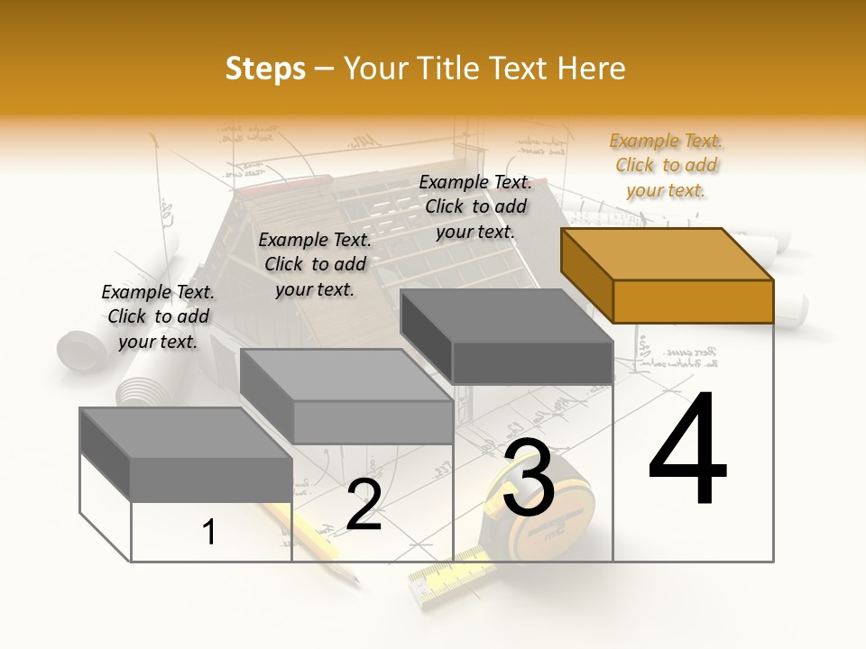 Handwrite Beams Plan PowerPoint Template