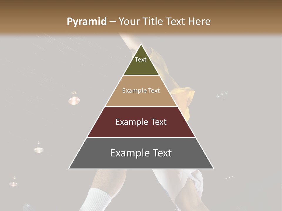 Basketball Looking Person PowerPoint Template