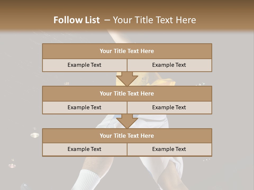 Basketball Looking Person PowerPoint Template