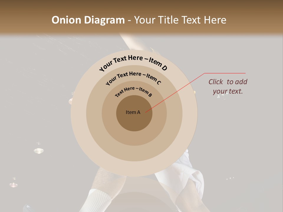Basketball Looking Person PowerPoint Template