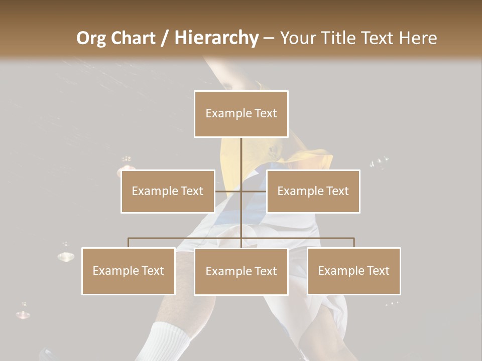 Basketball Looking Person PowerPoint Template