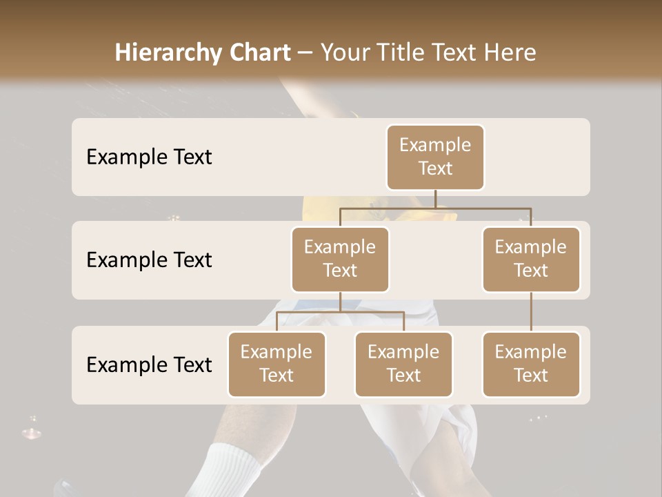 Basketball Looking Person PowerPoint Template
