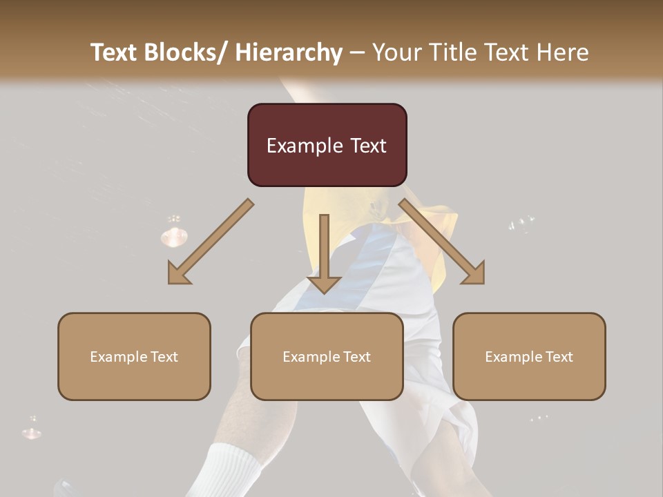 Basketball Looking Person PowerPoint Template