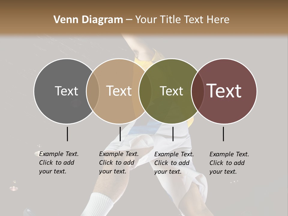Basketball Looking Person PowerPoint Template