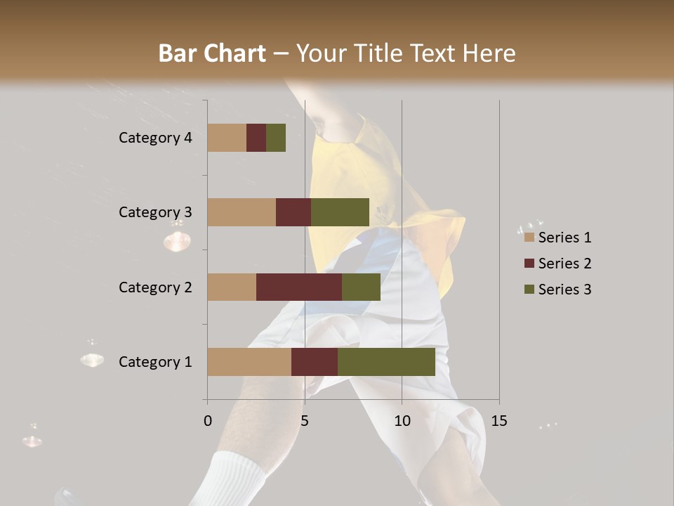 Basketball Looking Person PowerPoint Template