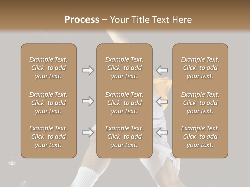 Basketball Looking Person PowerPoint Template