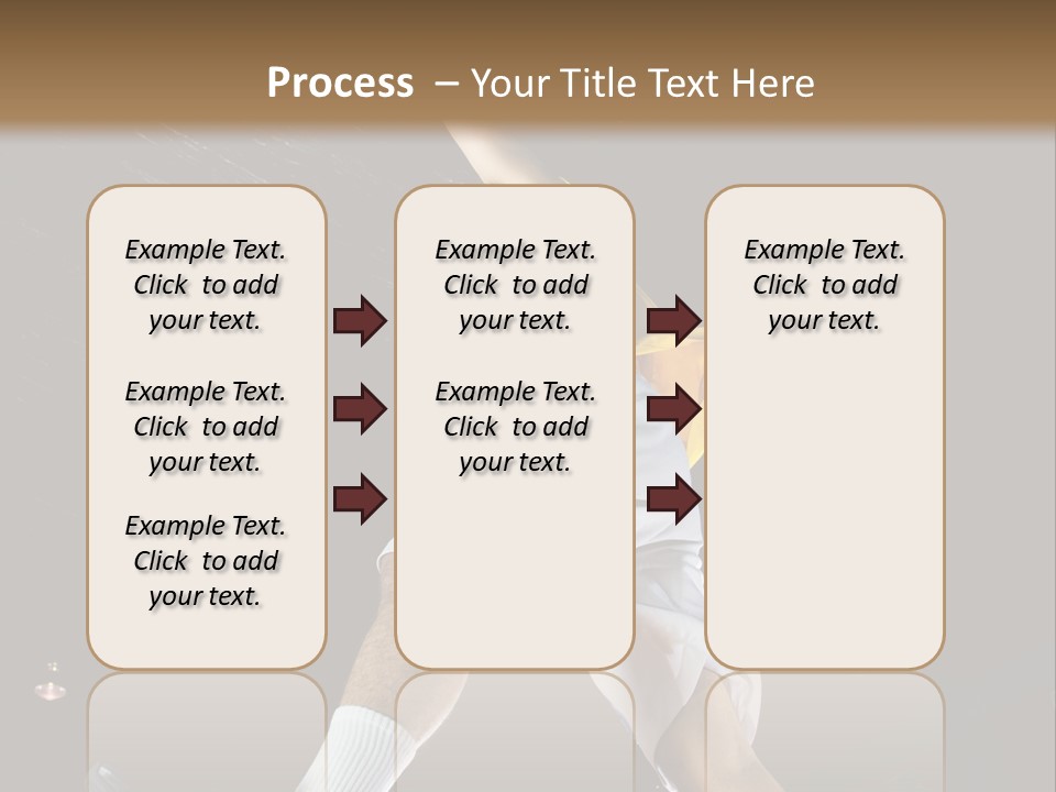 Basketball Looking Person PowerPoint Template