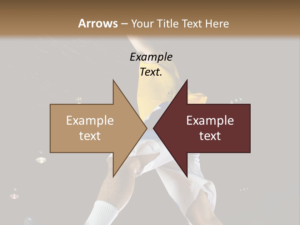 Basketball Looking Person PowerPoint Template