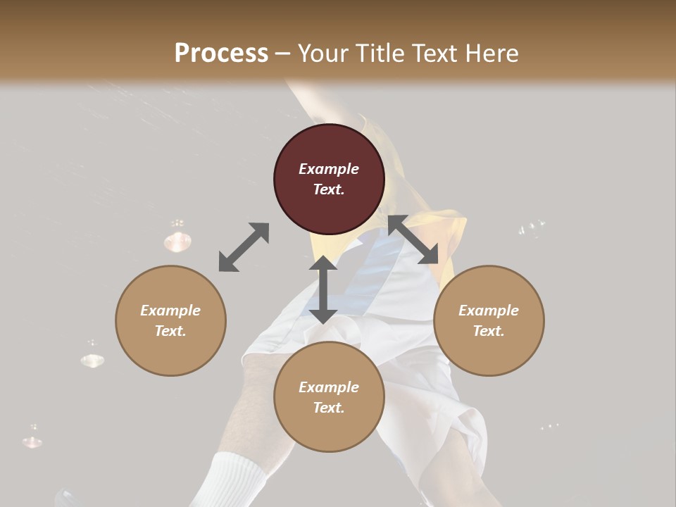 Basketball Looking Person PowerPoint Template