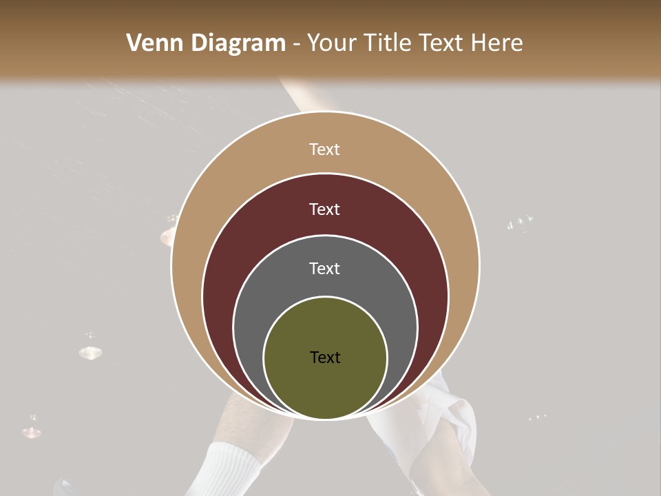 Basketball Looking Person PowerPoint Template