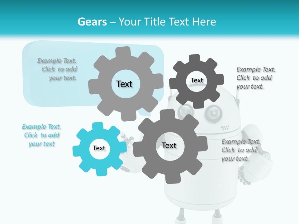 Electronic Dialog Render PowerPoint Template
