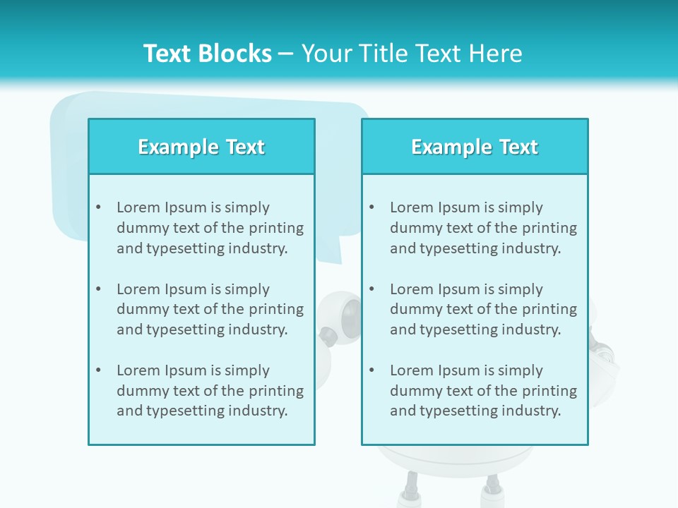 Electronic Dialog Render PowerPoint Template