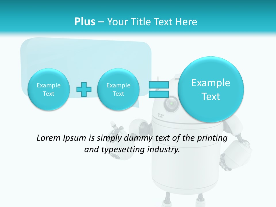 Electronic Dialog Render PowerPoint Template