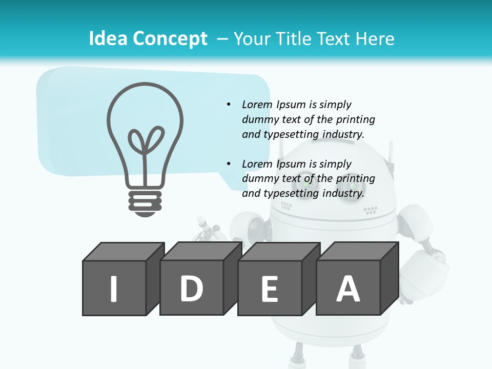 Electronic Dialog Render PowerPoint Template