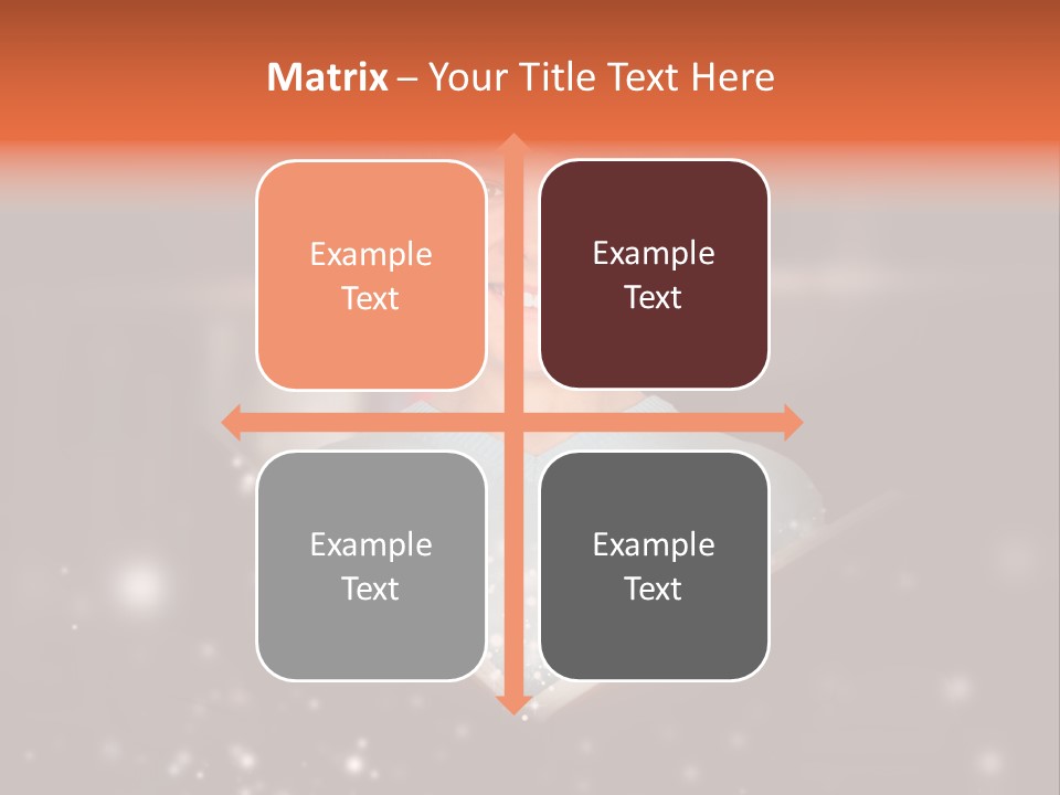 Bookstore Concept Surprised PowerPoint Template