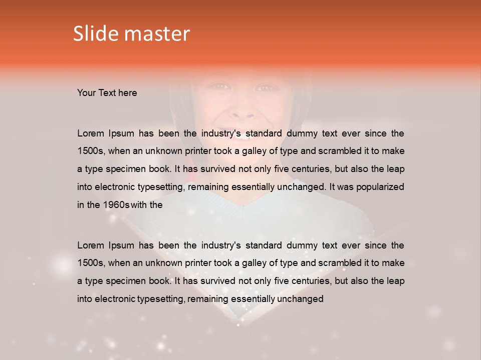 Bookstore Concept Surprised PowerPoint Template