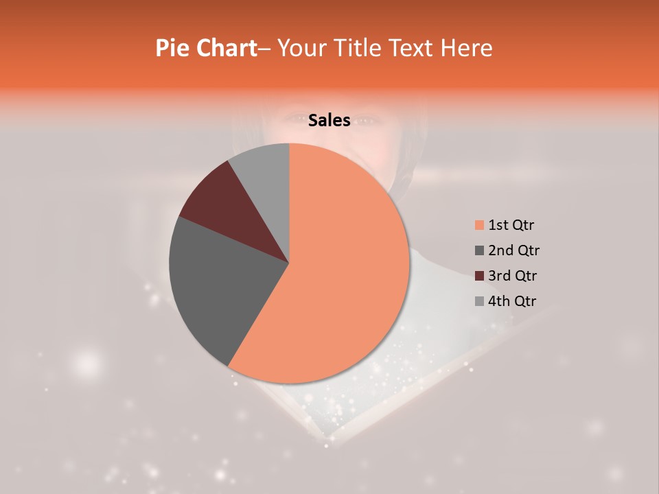 Bookstore Concept Surprised PowerPoint Template