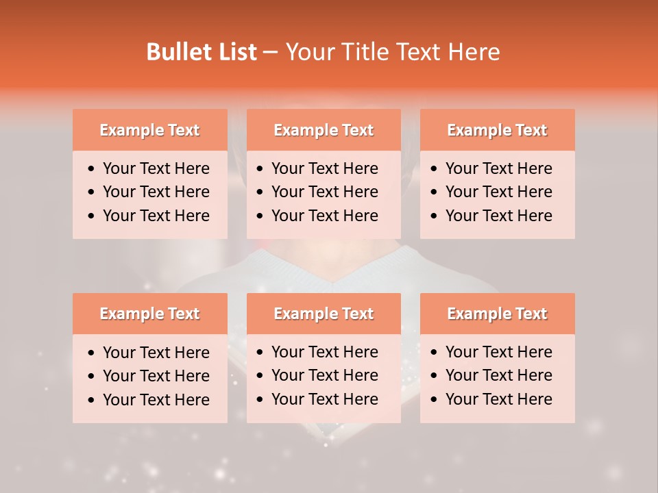 Bookstore Concept Surprised PowerPoint Template