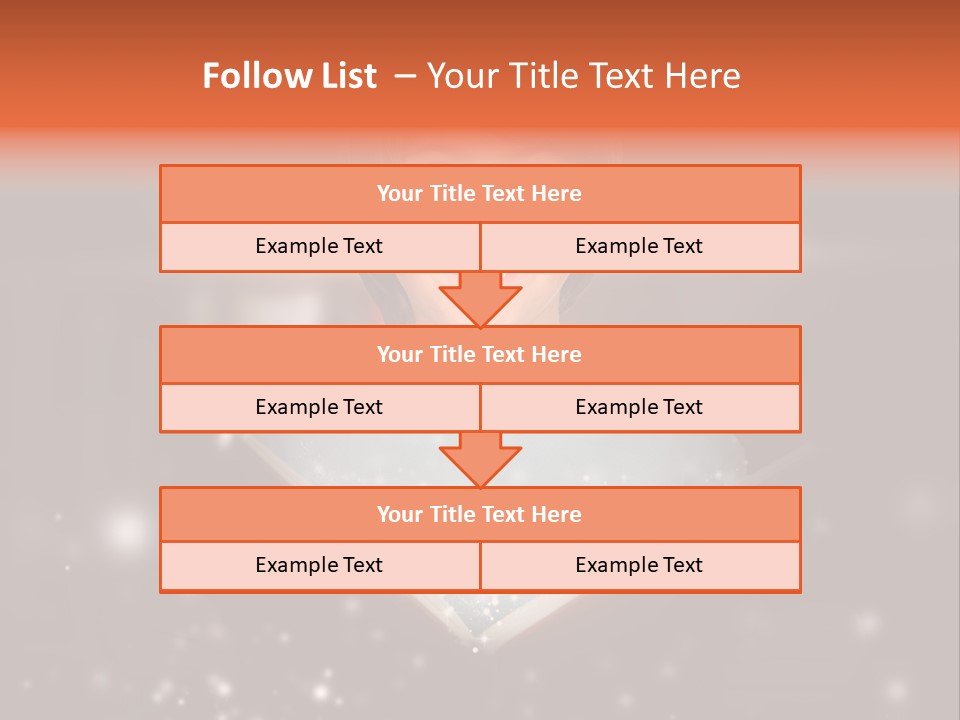 Bookstore Concept Surprised PowerPoint Template