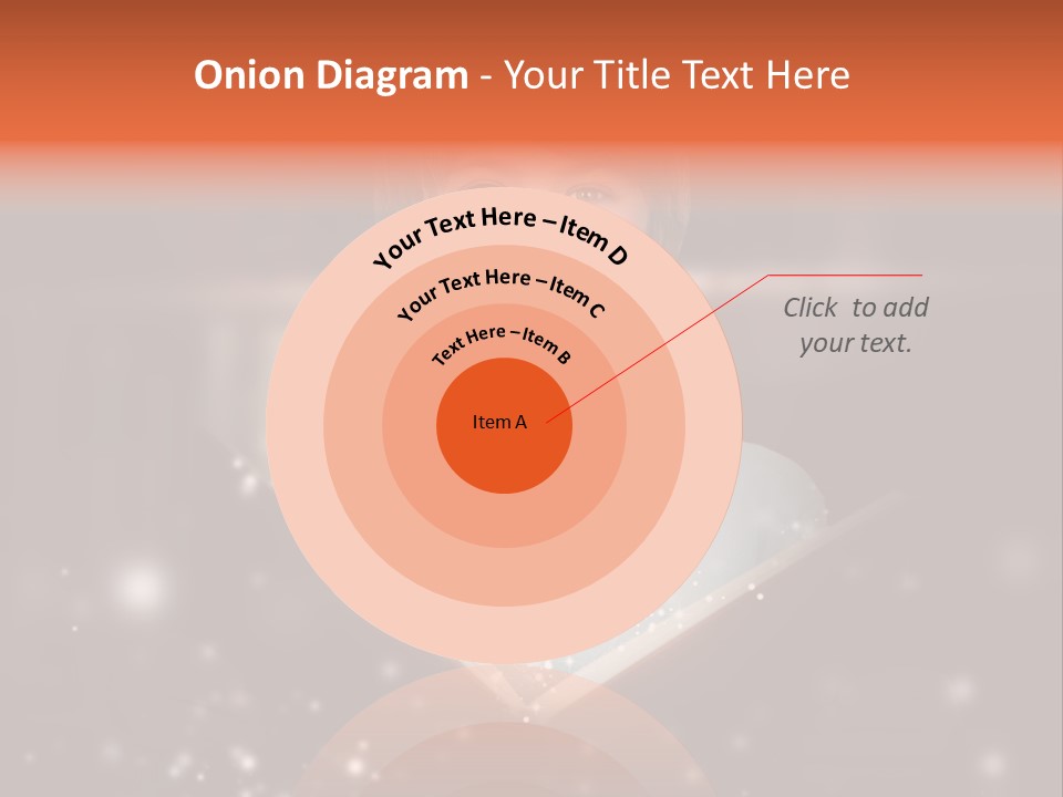 Bookstore Concept Surprised PowerPoint Template