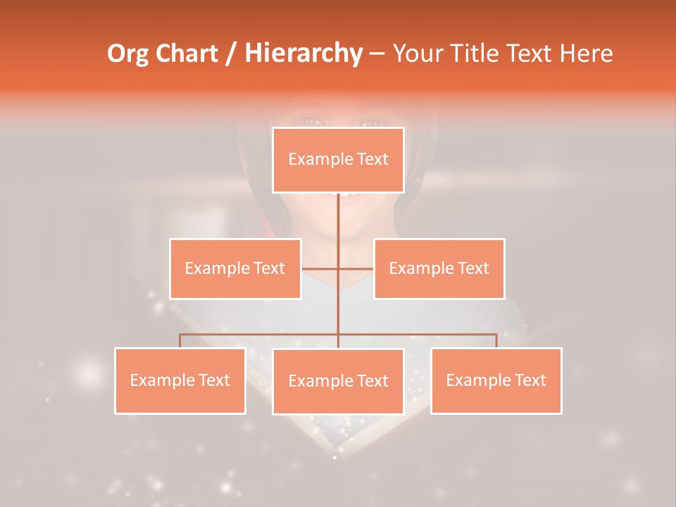 Bookstore Concept Surprised PowerPoint Template