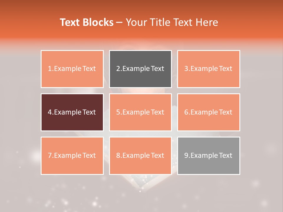 Bookstore Concept Surprised PowerPoint Template