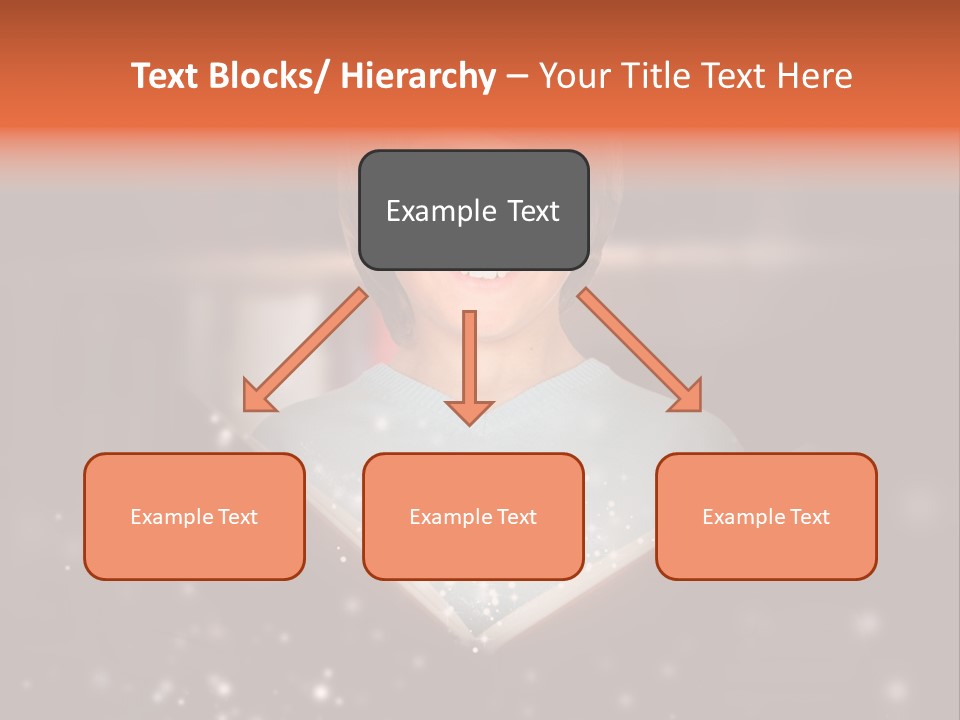 Bookstore Concept Surprised PowerPoint Template