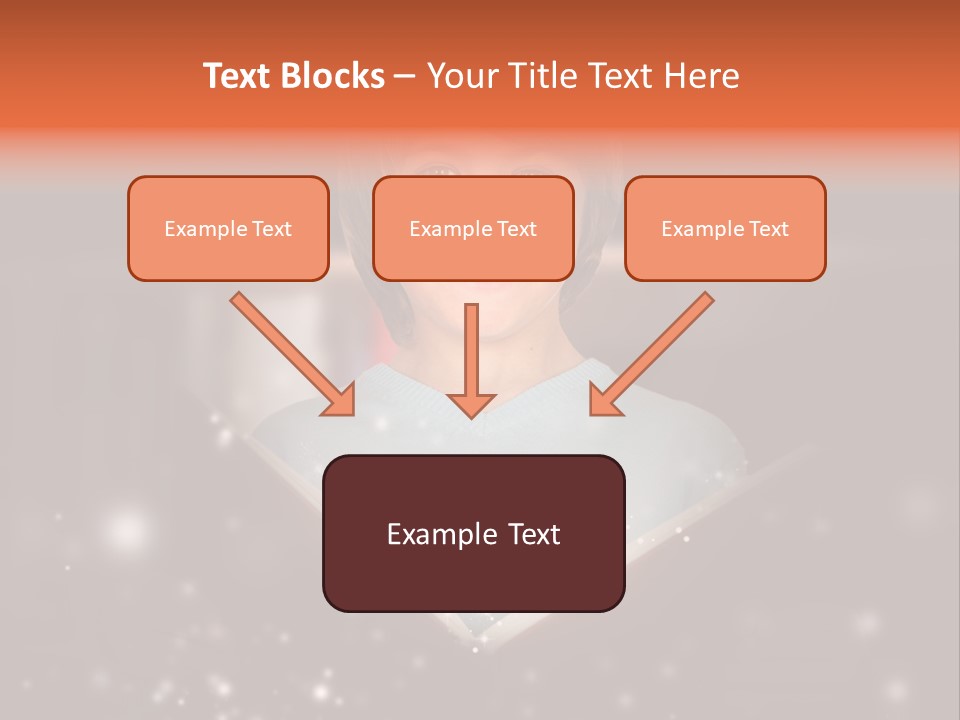 Bookstore Concept Surprised PowerPoint Template