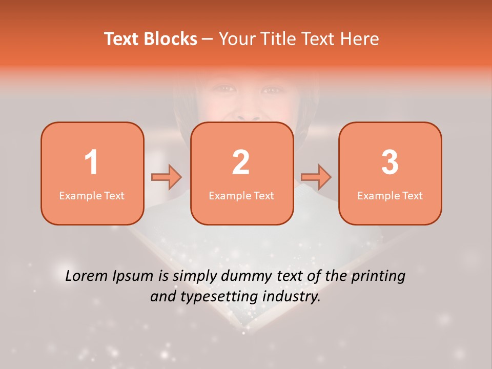 Bookstore Concept Surprised PowerPoint Template
