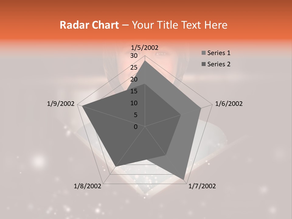 Bookstore Concept Surprised PowerPoint Template