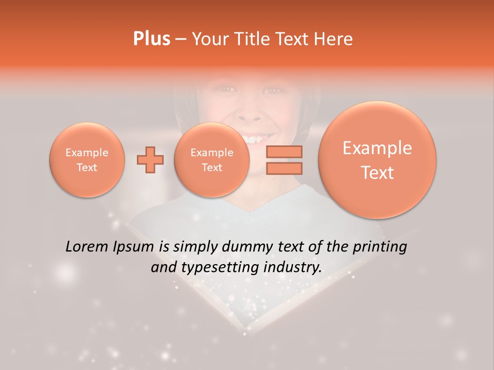 Bookstore Concept Surprised PowerPoint Template