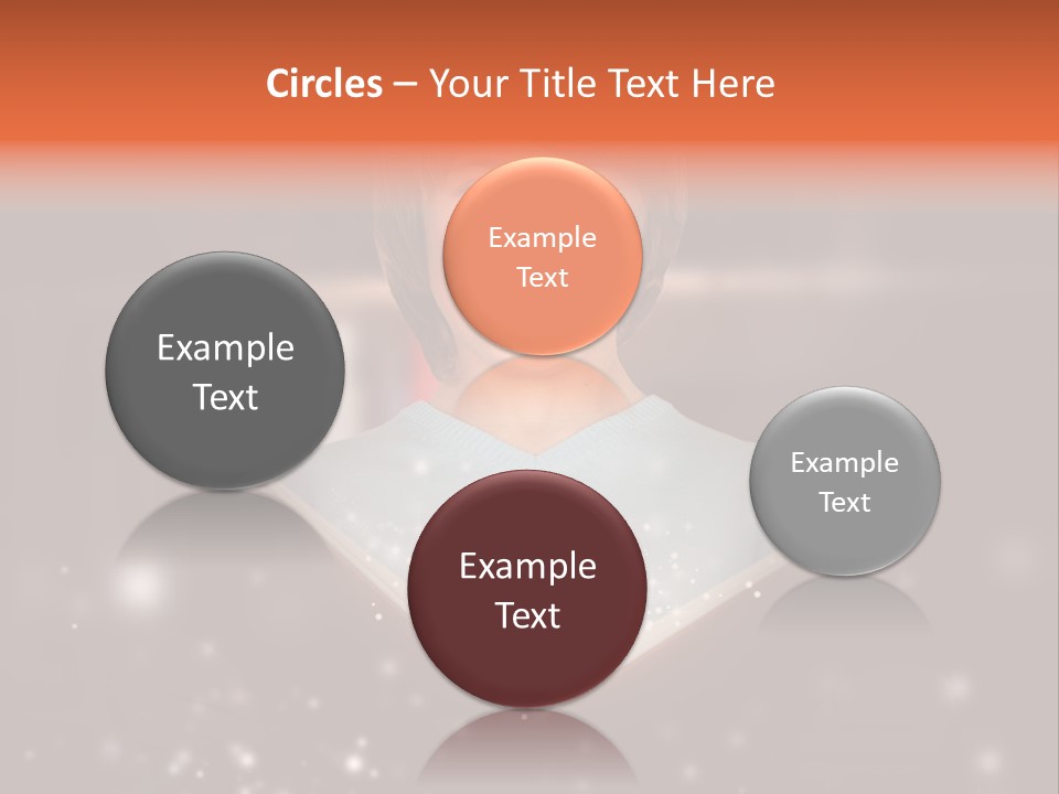 Bookstore Concept Surprised PowerPoint Template