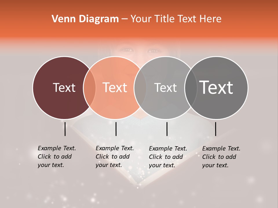 Bookstore Concept Surprised PowerPoint Template