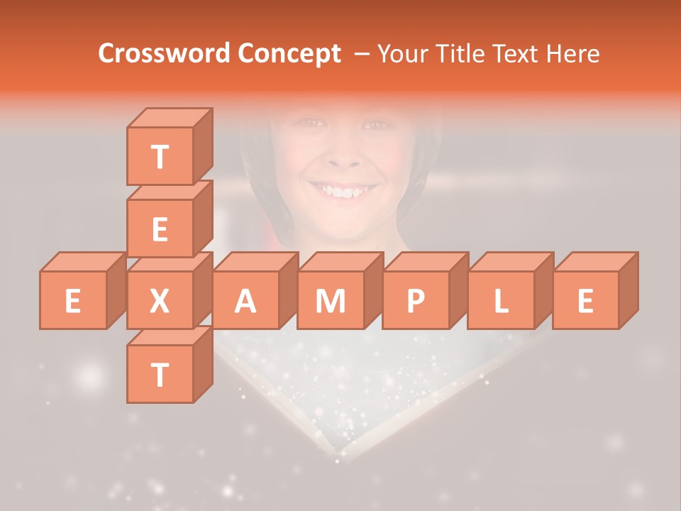 Bookstore Concept Surprised PowerPoint Template