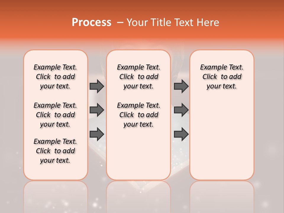 Bookstore Concept Surprised PowerPoint Template