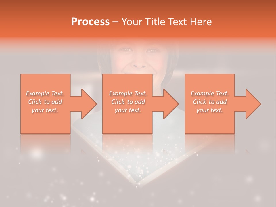Bookstore Concept Surprised PowerPoint Template