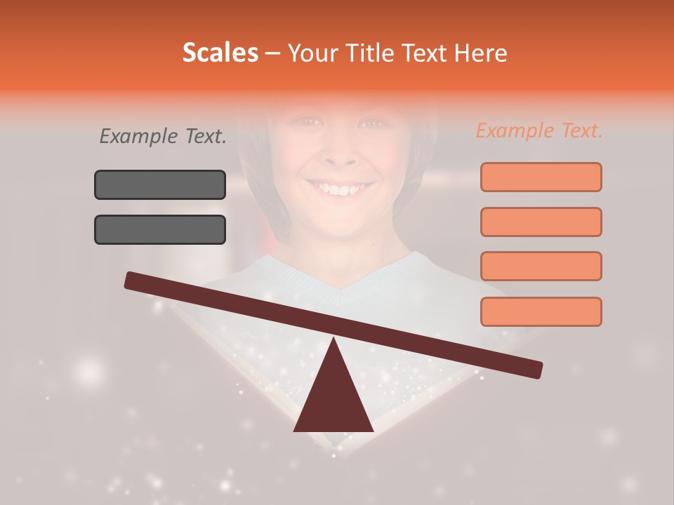 Bookstore Concept Surprised PowerPoint Template