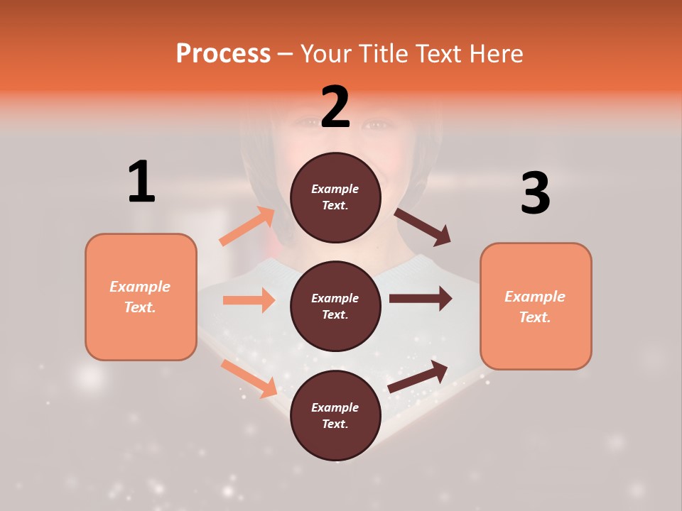Bookstore Concept Surprised PowerPoint Template