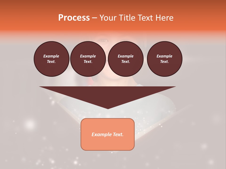 Bookstore Concept Surprised PowerPoint Template