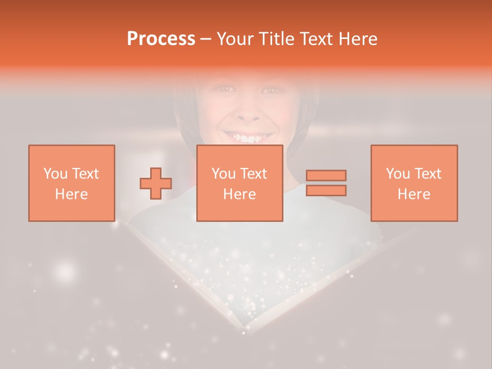 Bookstore Concept Surprised PowerPoint Template