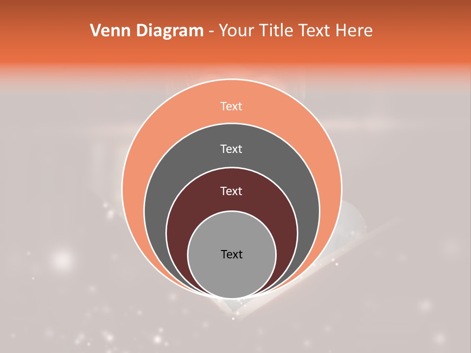 Bookstore Concept Surprised PowerPoint Template