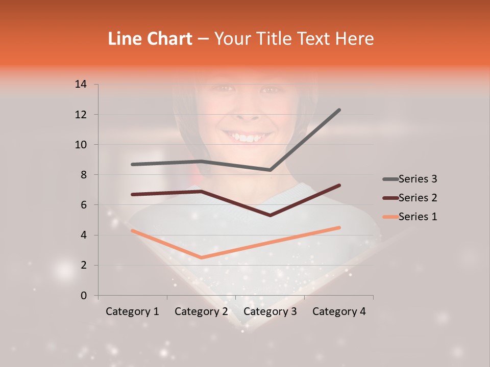 Bookstore Concept Surprised PowerPoint Template