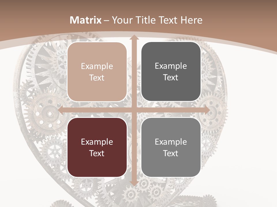 Engineering Machine Wheel PowerPoint Template