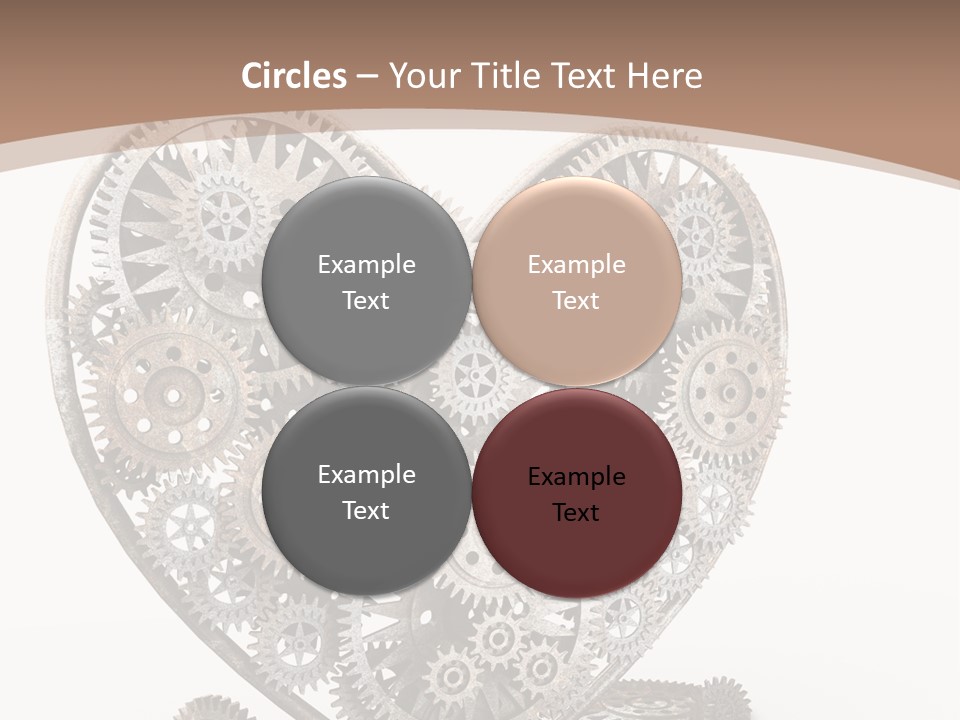 Engineering Machine Wheel PowerPoint Template