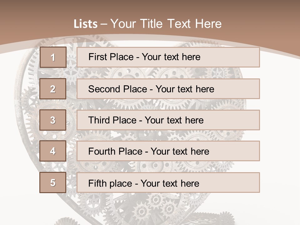 Engineering Machine Wheel PowerPoint Template