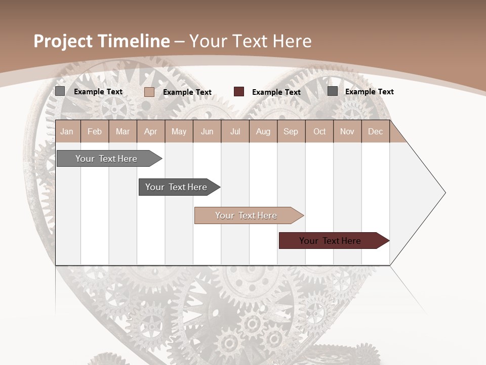 Engineering Machine Wheel PowerPoint Template