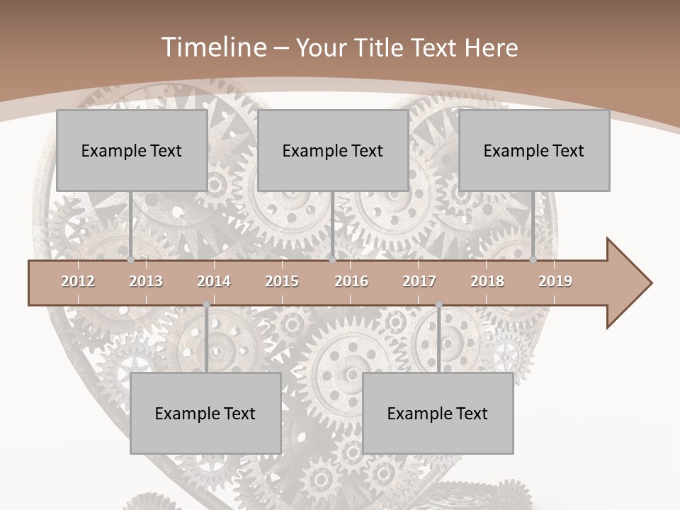 Engineering Machine Wheel PowerPoint Template